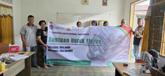 PT Sokoria Geothermal Indonesia Salurkan Bantuan Kemanusiaan bagi Masyarakat Terdampak Gempa di Flores